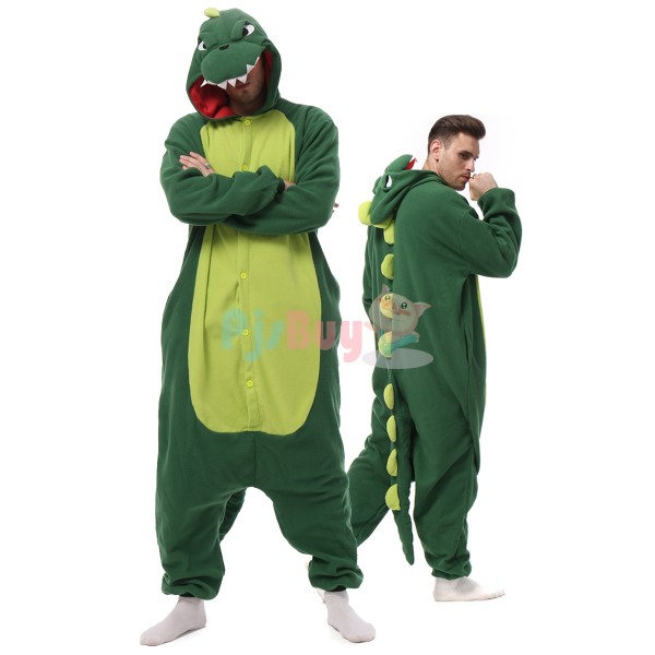 Cute Easy Dinosaur Halloween Costume Adult Animal Onesies Pajamas