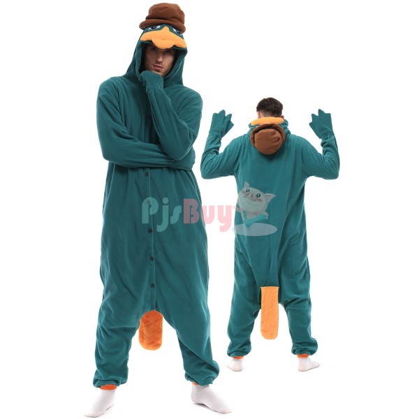 Perry The Platypus Cute Easy Halloween Costume Adult Character Onesies Outfit