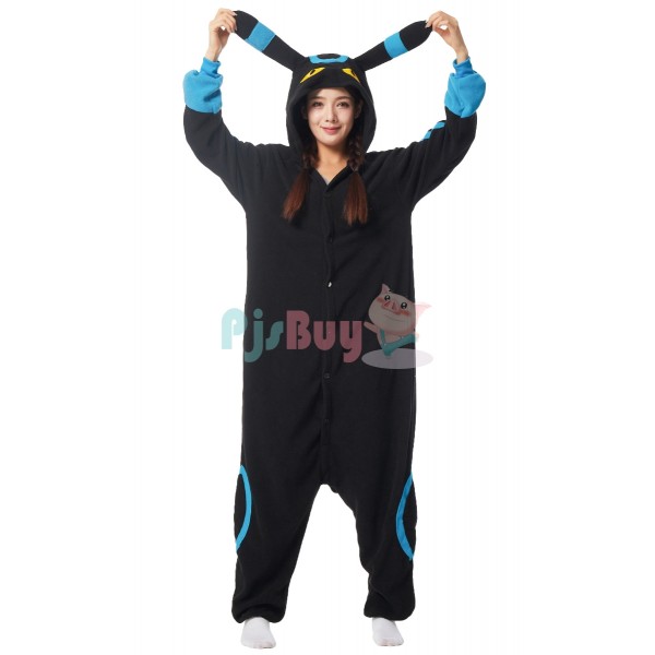 Shiny Umbreon Onesie for Men & Women Cosplay Outfit Easy Halloween Costume