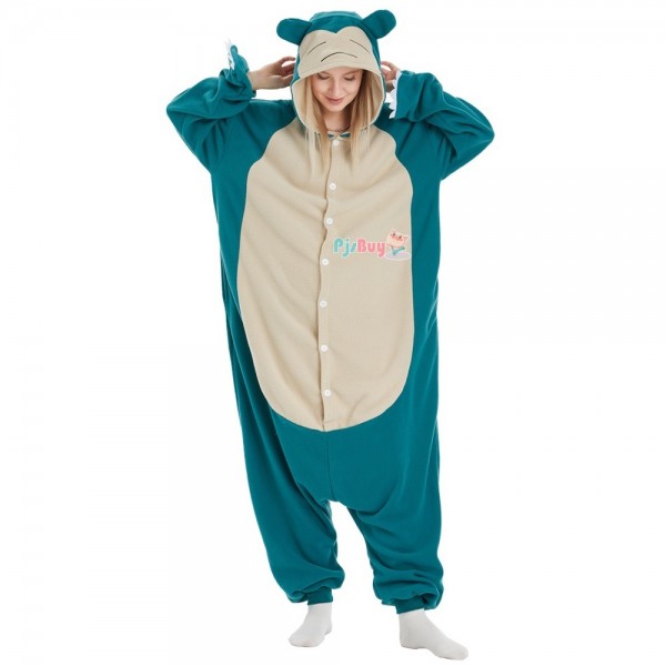 Snorlax Onesie for Adult Cute Easy Halloween Costume Party Outfit
