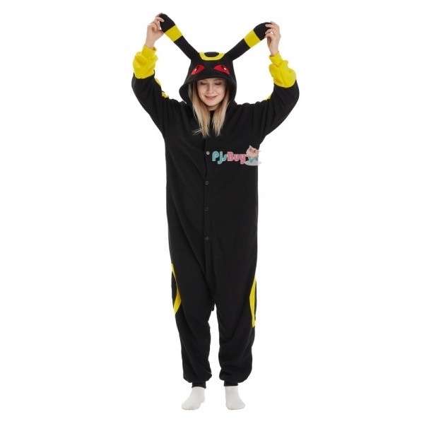 Umbreon Onesie for Adult Evolutions Halloween Costume Party Outfit