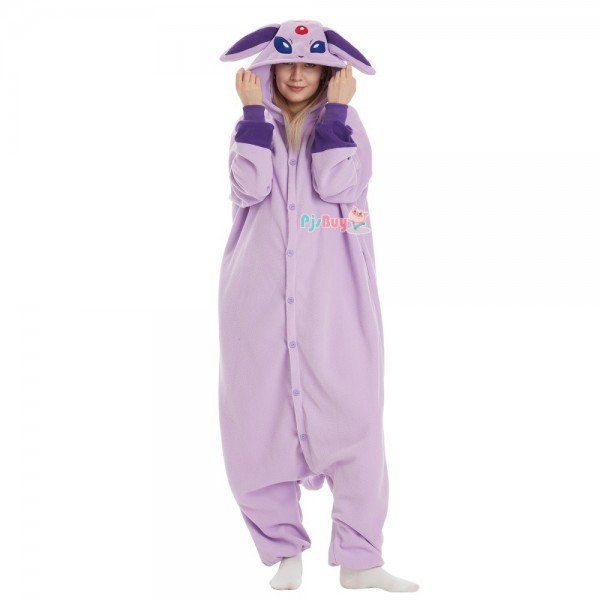 Espeon Onesie for Adult Evolutions Halloween Costume Party Outfit