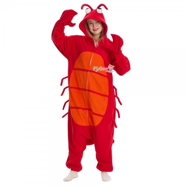 Lobster Onesie for Adult Cute Easy Halloween Costume Party Outfit
