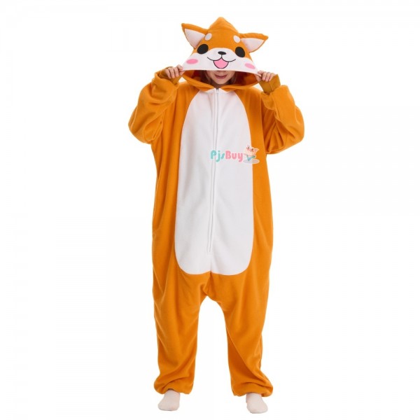 Shiba Inudog Onesie for Human Cute Halloween Costume Party Outfit