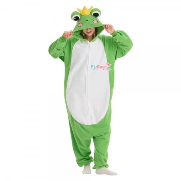 Frog Onesie for Adult Cute Animal Halloween Costume Party Outfit