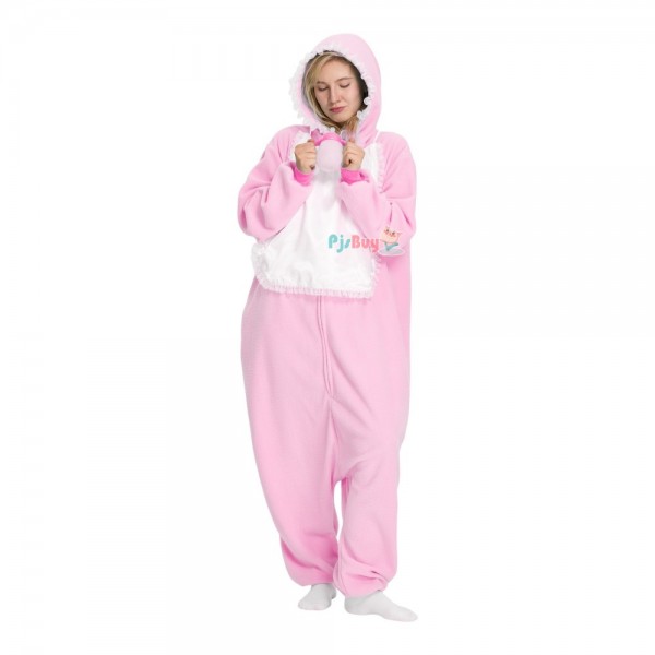 Pink Baby Costumefor Adult Cute Easy Halloween Party Outfit