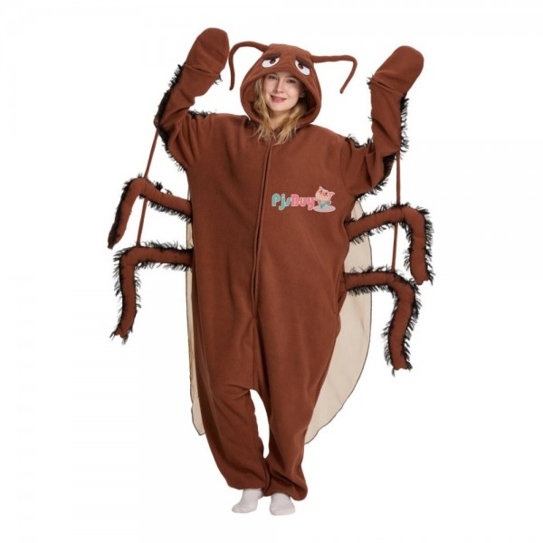 Cockroach Onesie for Adult Cute Animal Halloween Costume Party Outfit