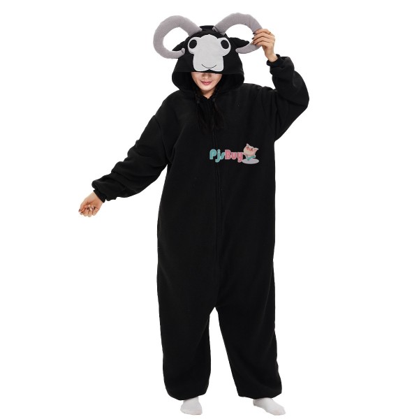 Sheep Onesie for Adult Cute Animal Halloween Costume Party Outfit