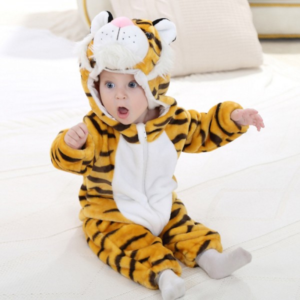 Tiger Baby Boy & Girls Animal Cute Oneises Pajamas Costume