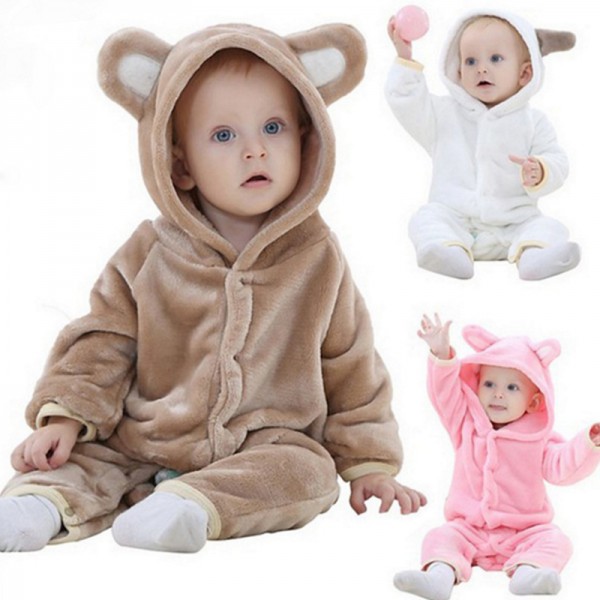 Bear Baby Boy & Girls Animal Cute Oneises Pajamas Costume