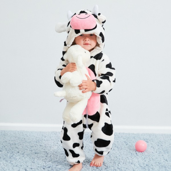 Cow Baby Boy & Girls Animal Cute Oneises Pajamas Costume