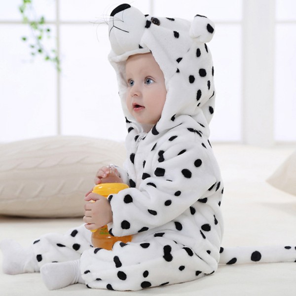 Snow Leopard Baby Boy & Girls Animal Cute Oneises Pajamas Costume