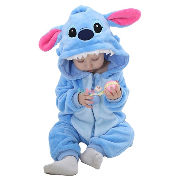 Baby Halloween Costume Cute Newborn Stitch Onesie Outfit