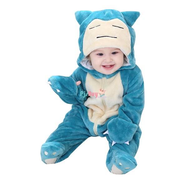 Baby Halloween Costume Cute Newborn Snorlax Onesie Outfit