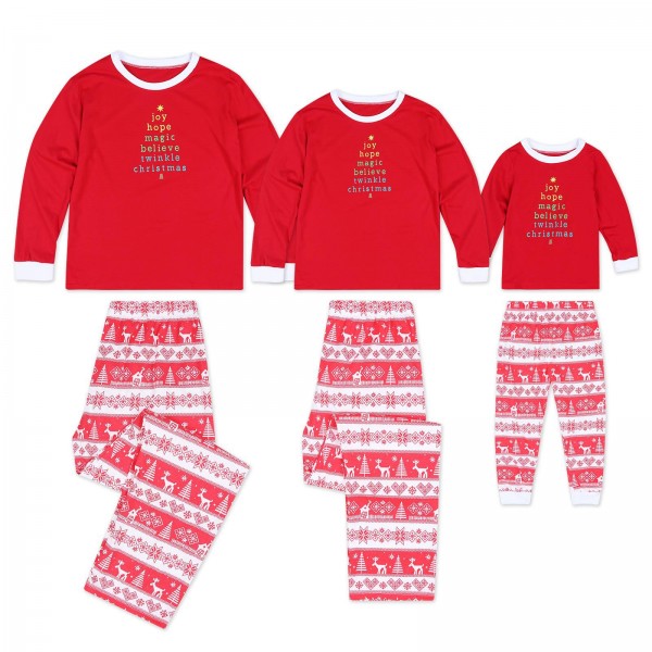 Christmas Tree Red Matching Family Christmas Pajamas