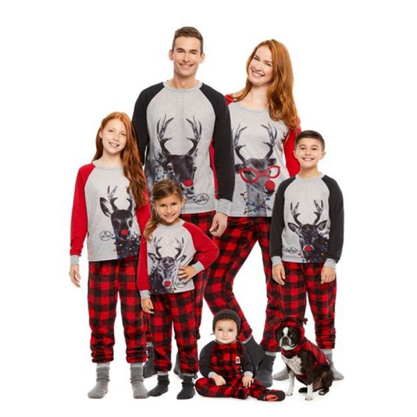 Matching Family Holiday Pajamas Christmas Pajamas Xmas Tree Print