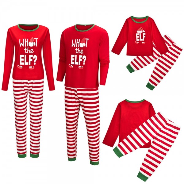 Matching Family Christmas Holiday Pajamas Sets Elf Xmas Pj