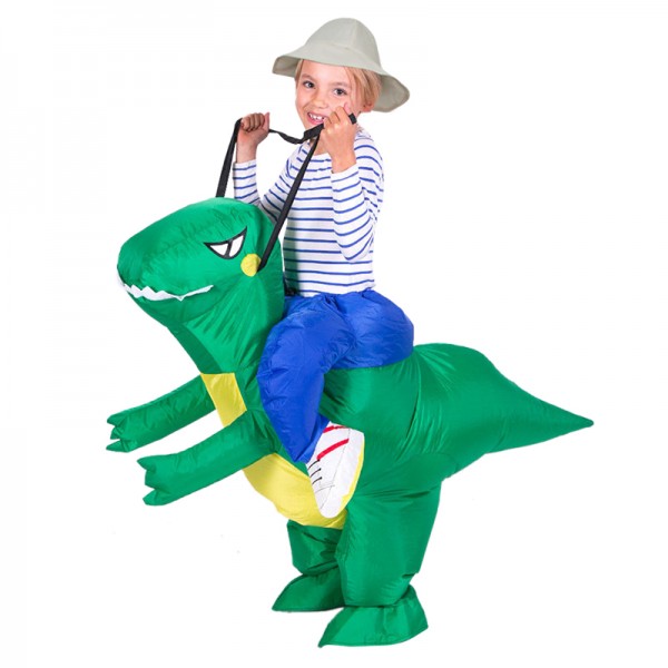 Blow Up Costume Inflatable T Rex Dinosaur Costumes Halloween Funny Suit For Kids