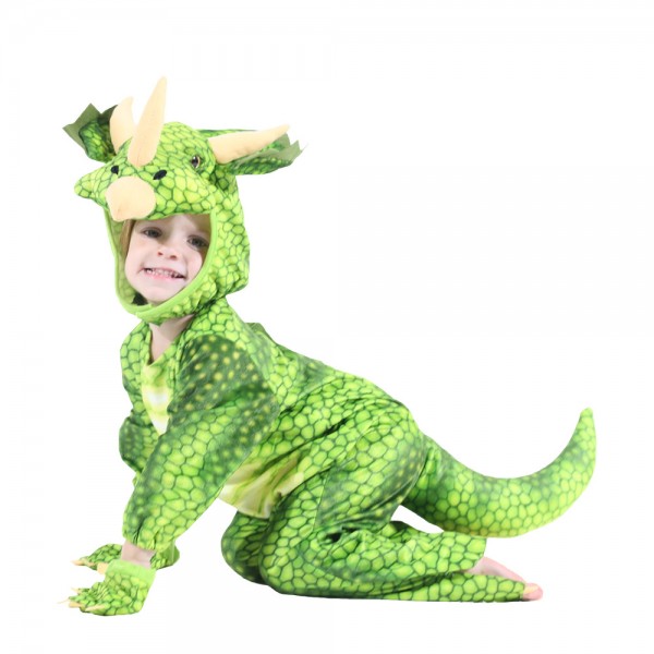 Dinosaur Costumes Green for Toddler Party Halloween Animal Funny Suit