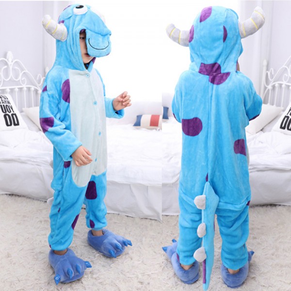 Sully Kids Animal Onesie Pajamas Monster Inc Cute Costume