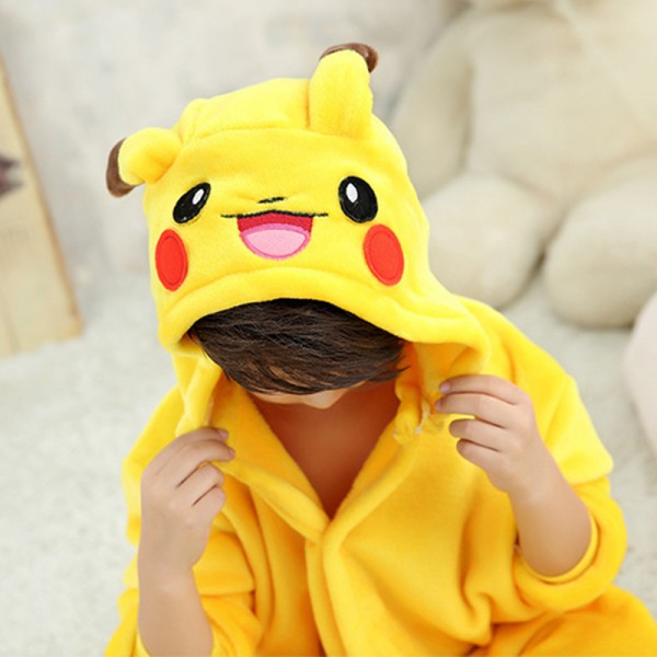 Pikachu Kids Animal Onesie Pajamas Anime Cute Costume