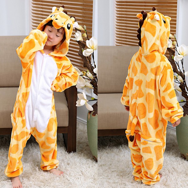 Giraffe Boys & Girls Animal Onesie Pajamas Anime Cute Costume