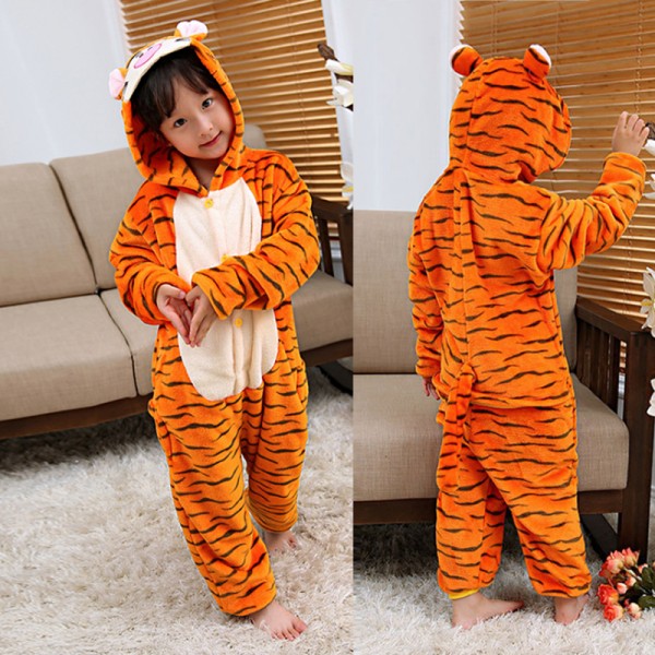 Tigger Boys & Girls Animal Onesie Pajamas Cute Costume