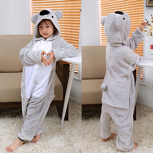 Koala Kids Animal Onesie Pajamas Cosplay Cute Costume
