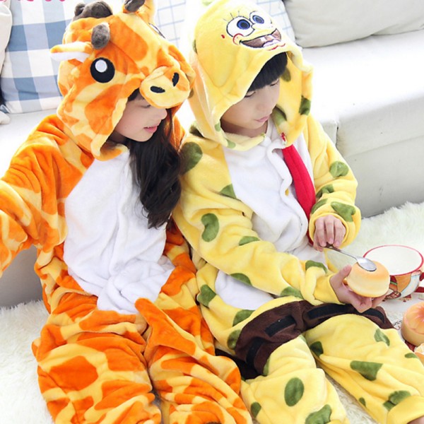 Giraffe Kids Animal Onesie Pajamas Cute Costume