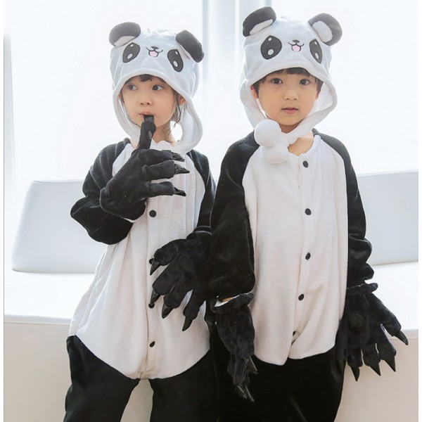 Happy Panda Kids Animal Onesie Pajamas Cute Costume