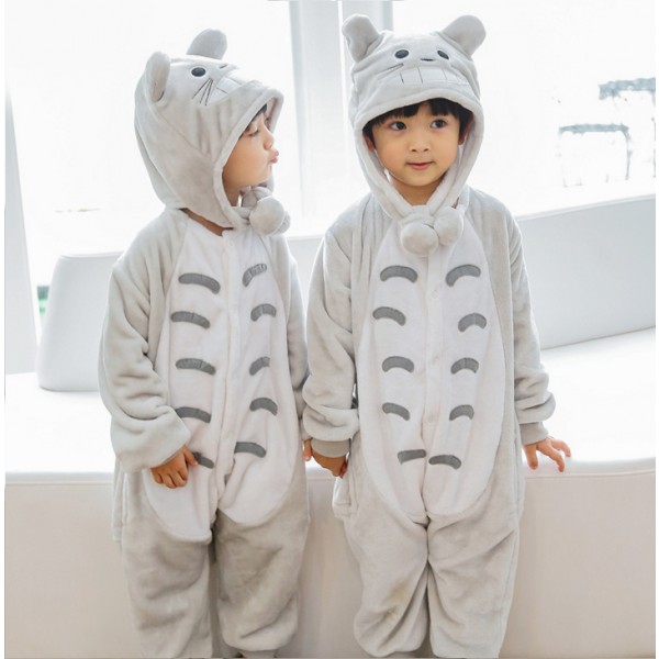 Totoro Kids Animal Onesie Pajamas Cute Costume