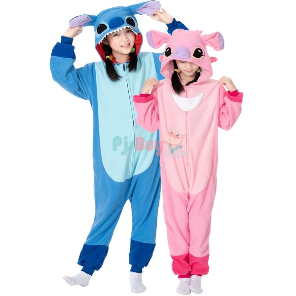 Kids Stitch & Angel Onesie Cute Easy Halloween Party Costume