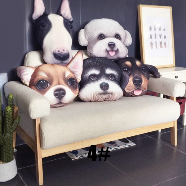 Lovely Dog Animal Pillow 3d Cartoon Pillow