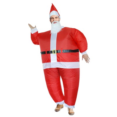 Inflatable Santa Claus Costume Blow Up Christmas Inflatables Party Costume