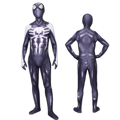 Black Venom Spider Man Cosutme Cosplay Spandex Suit Zentai Adult & Kids