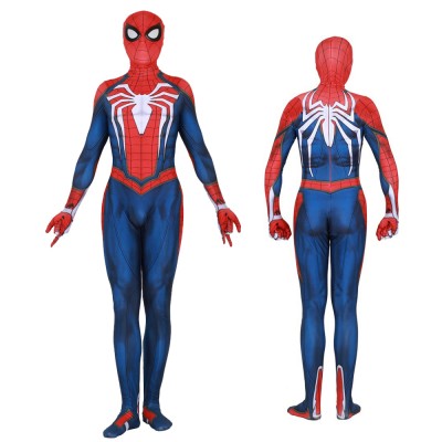 Ps4 Advanced Spider Man Suit Cosplay Costume Spandex Suit Zentai Adult & Kids