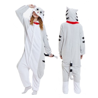 Cheese Cat Adult Animal Onesie Pajamas Costume