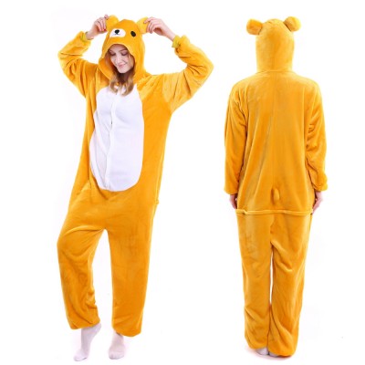 Rilakkuma Adult Animal Onesie Pajamas Costume