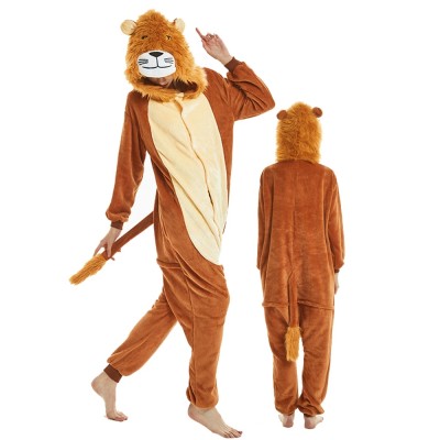 Lion Adult Animal Onesie Pajamas Costume