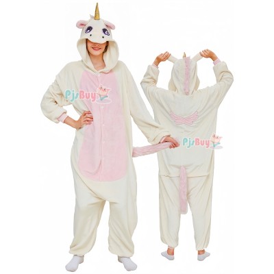 White Unicorn Onesie Anime Animal Onesies for Adult