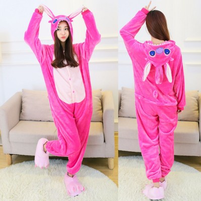 Stitch Onesie Pajamas Adult Animal Onesies Lilo & Stitch Halloween Costumes