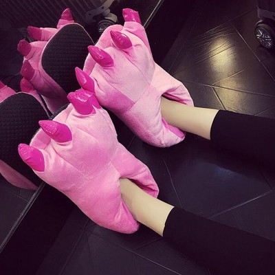 Rose Paw Slippers Animal Onesies Pajamas Angel Stitch Costume Shoes