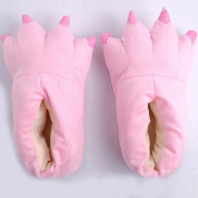 Pink Paw Slippers Animal Onesies Pajamas Costume Shoes