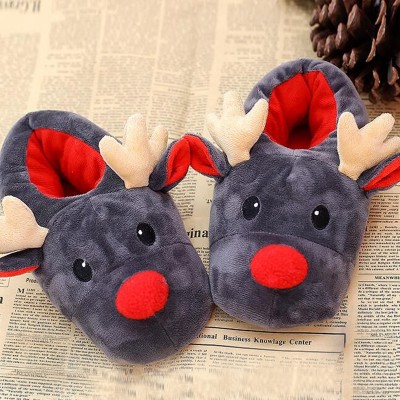 Reindeer Slippers Animal Onesies Pajamas Costume Warm Shoes