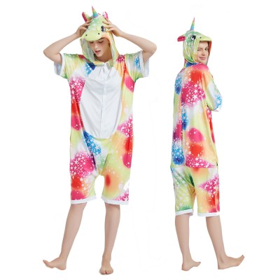 Dream Unicorn Onesie Pajamas Short Sleeve