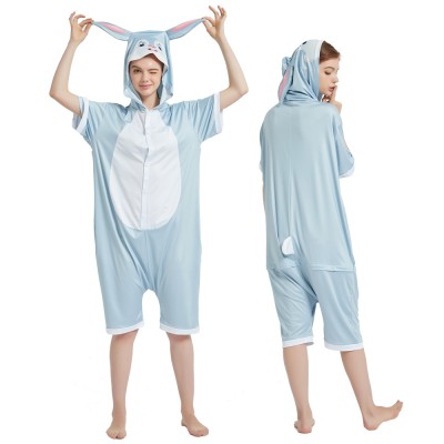 Bunny Onesie Pajamas Short Sleeve