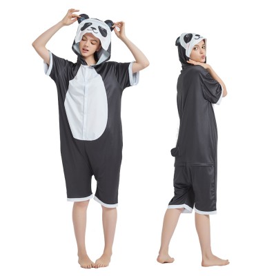 Panda Onesie Pajamas Short Sleeve