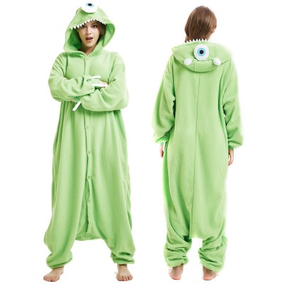Mike Wazowski Onesie Pajamas Adult Animal Onesies
