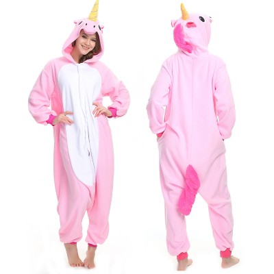 Pink Unicorn Onesie Pajamas Adult Animal Onesies
