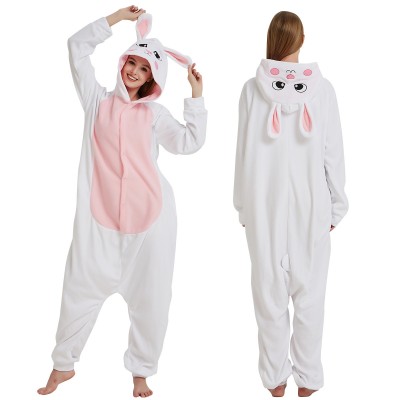 Pink Bunny Onesie Pajamas Adult Animal Onesies